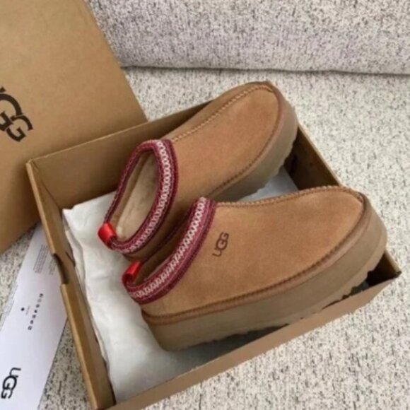 Ugg Chestnut Tazz Platform Tasman Slippers Shoes Women - Picture 2 of 10